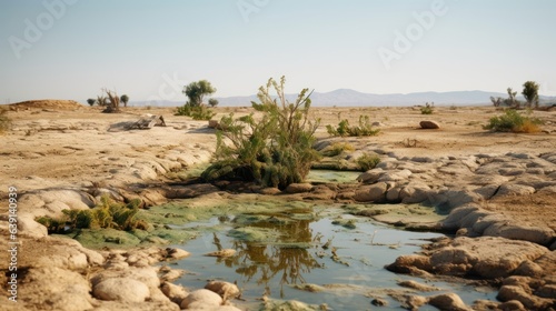 Desertification halted as greenery reclaims arid land | generative AI