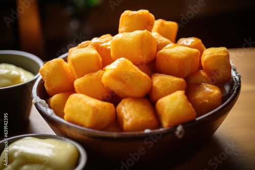 Cheese Curds, created by Generative AI