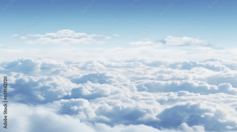 Smog-filled sky replaced by clear blue expanse due to clean air initiatives | generative ai Smog-filled sky replaced by clear blue expanse due to clean air initiatives | generative ai