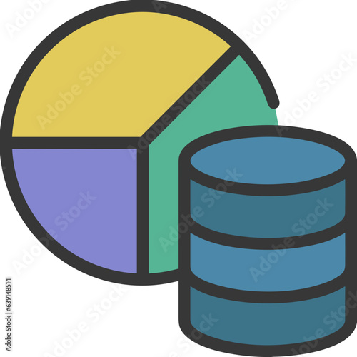 Business chart icon symbol image vector. Illustration of growth diagram data graphic pictogram infographic design image