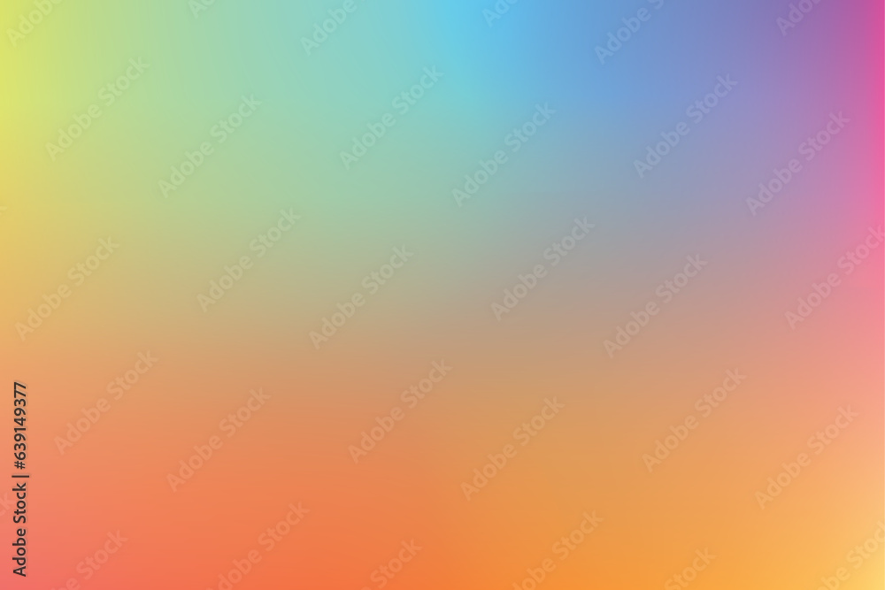 Vibrant and softly blurred abstract wallpaper background, soft color gradation background