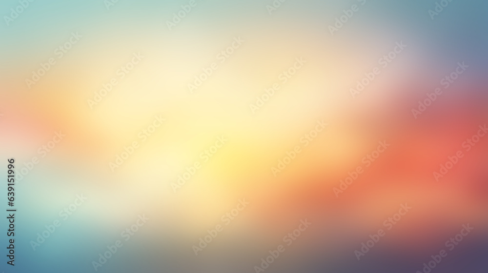Blurred sunrise background with colorful morning sky. Generative AI.