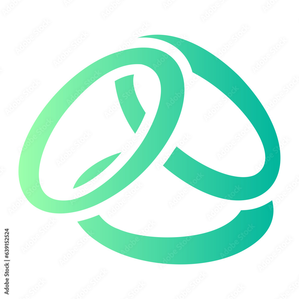 onion rings Gradient icon onion rings Gradient icon
