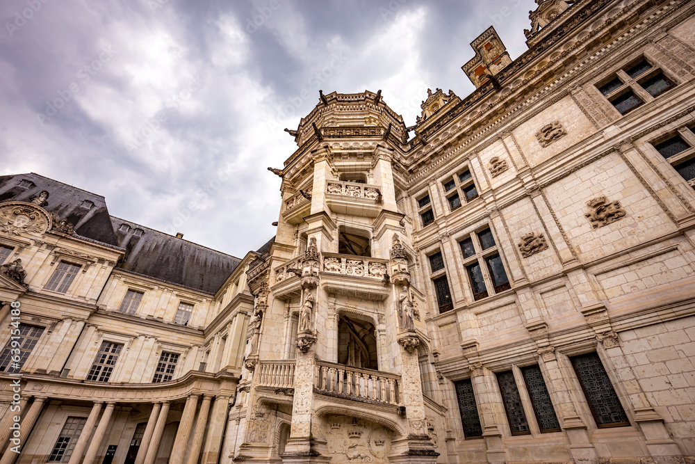 Obraz premium Castle of Blois, Loire valley, France, exteriors