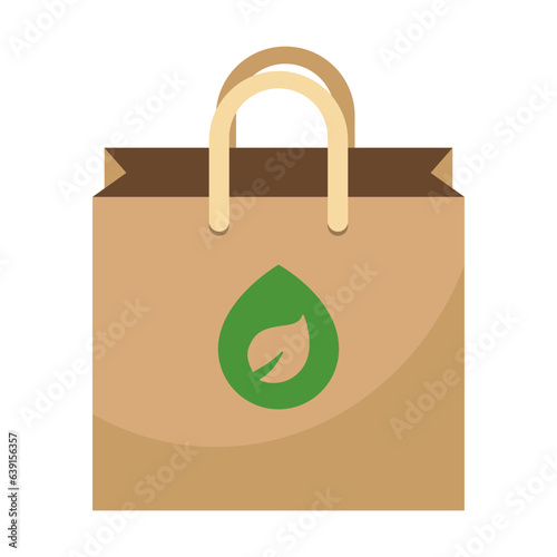 Recyclable eco papper bag