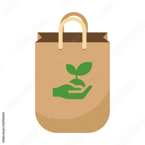 Recyclable eco papper bag