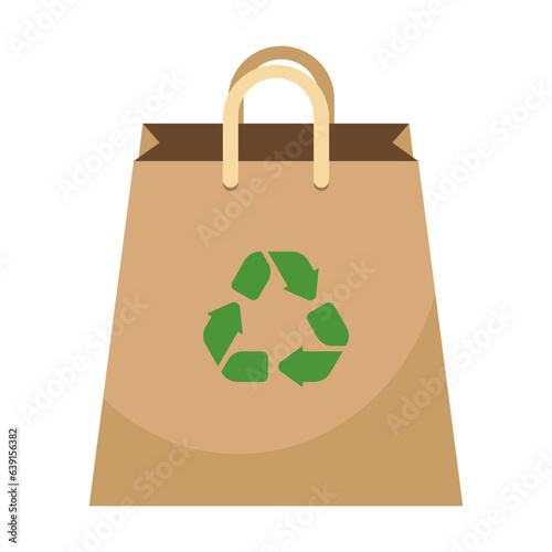 Recyclable eco papper bag