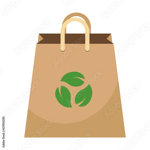 Recyclable eco papper bag