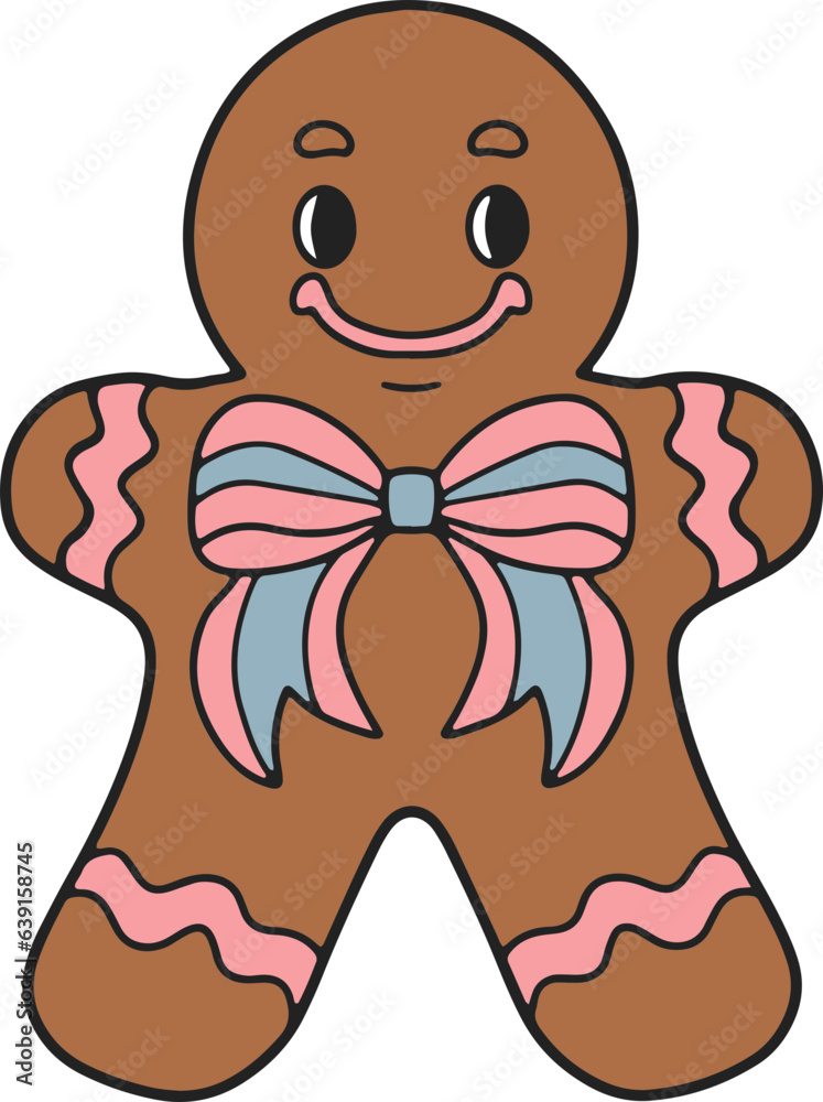 Fototapeta premium Joyful Christmas Cartoon Illustrations