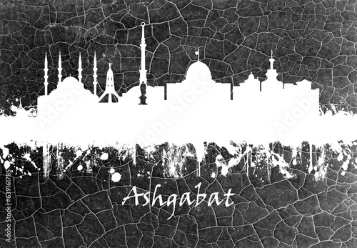 Photos Ashgabat skyline B&W