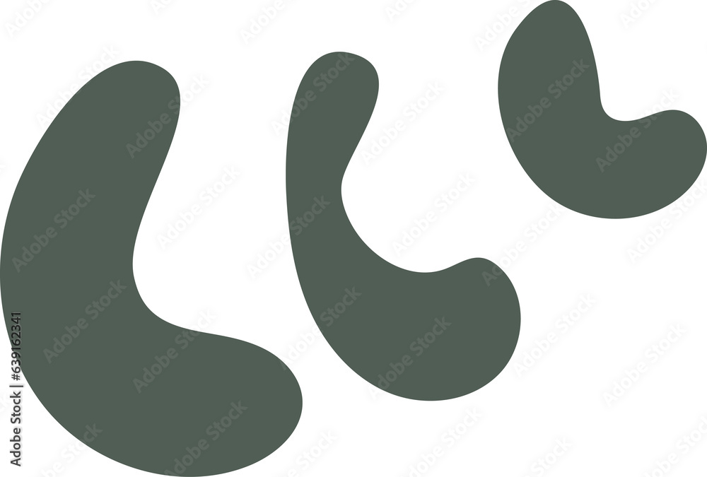 Abstract hand drawn organic shape Abstract hand drawn organic shape