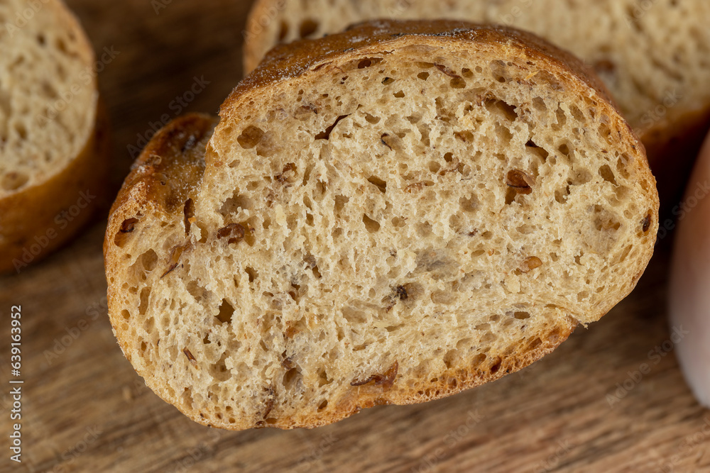 soft fresh bread with the addition of various grains and cereals