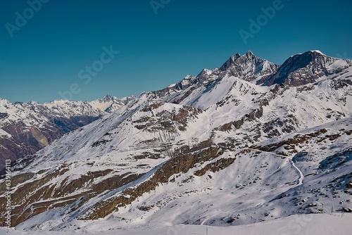 ski resort in the mountains