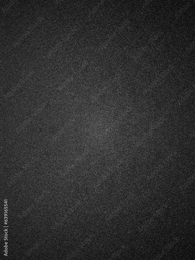 Black sand texture background flat lay, blank space for use as background.