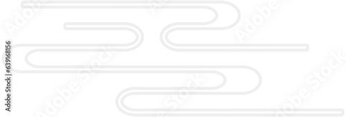 Chinese Cloud line Flat Icon