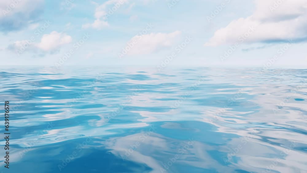 Empty water surface, 3d rendering. Empty water surface, 3d rendering.
