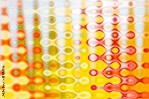 Abstract sweet candy glass surface background with circles and lights. 
