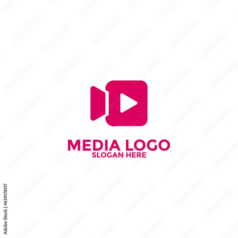Play Media Button Symbol Logo Icon Vector Play Media Button Symbol Logo Icon Vector