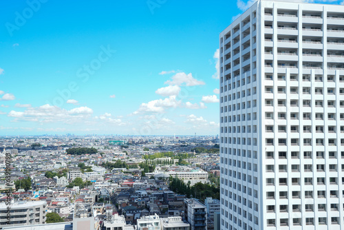 練馬区役所展望台からの眺め