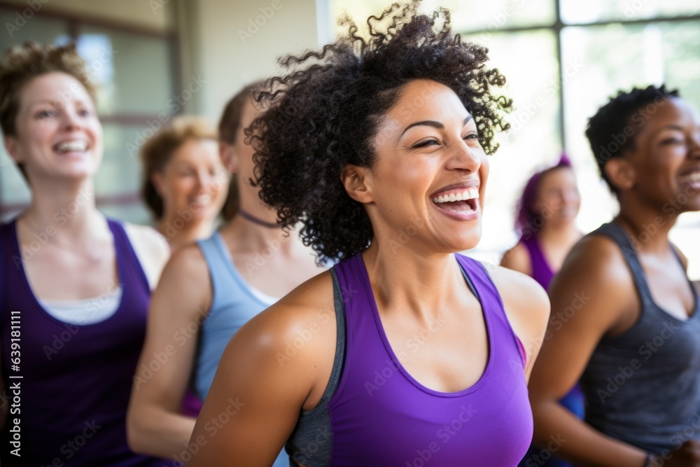 Zumba class laughing clothes. Generate Ai Zumba class laughing clothes. Generate Ai