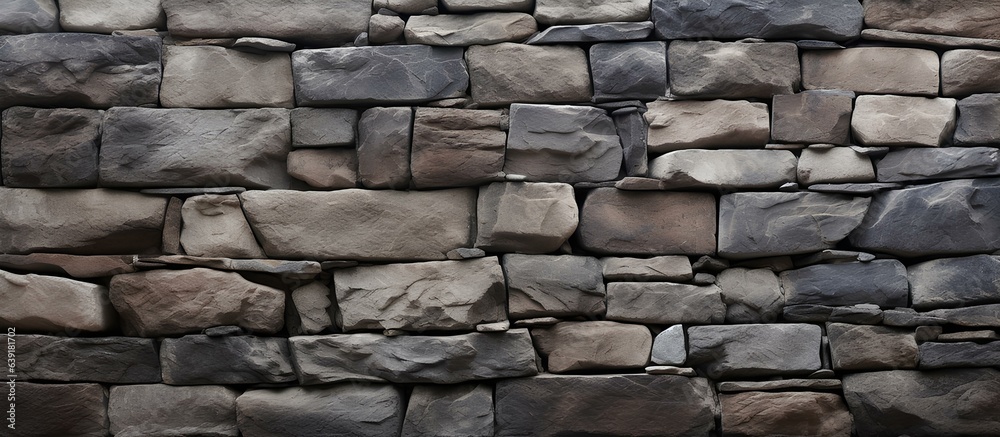 Fototapeta premium Background with stone texture, banner with stone surface.