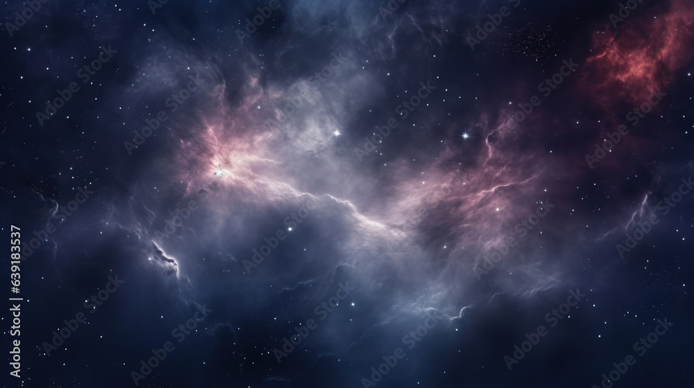 abstract universe storm space with star background digital illustration