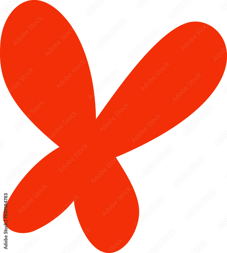 Obraz premium Abstract hand drawn organic shape