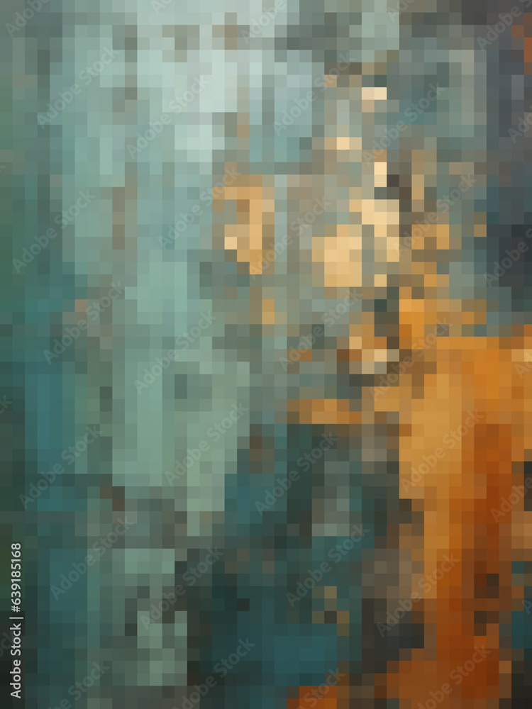 Gradient Pixelated Art Backgrounds