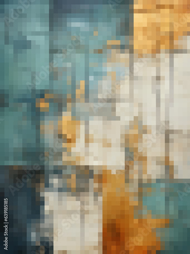 Gradient Pixelated Art Backgrounds © bilge