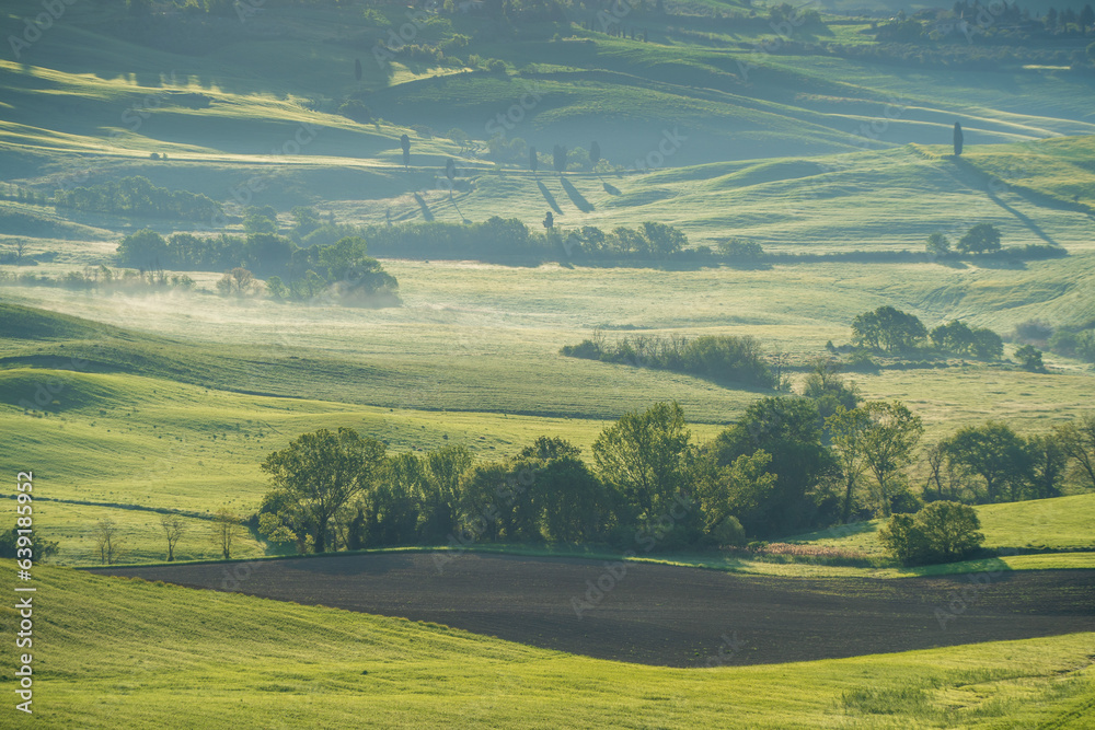 Beautiful Toscany landscape view in Italy Beautiful Toscany landscape view in Italy
