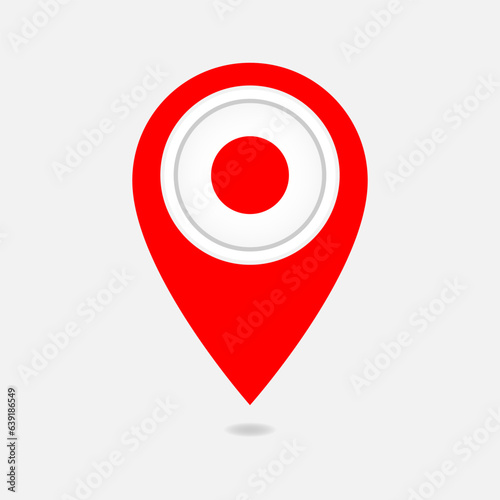 Japan pin map icon. Vector design. Free Download Japan pin map icon. Vector design. - GFXLoad