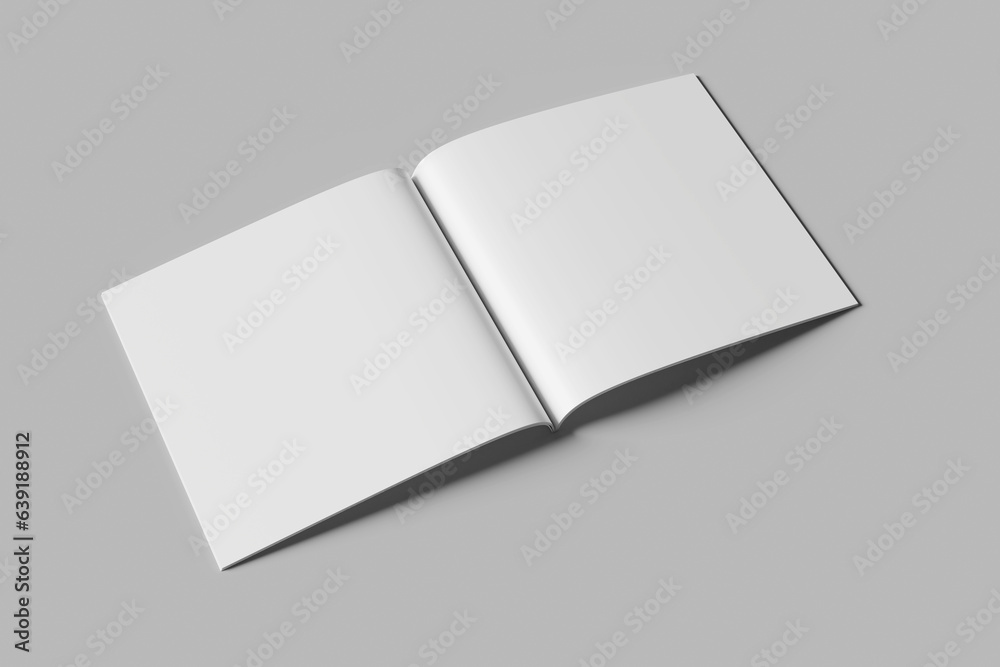 Blank Square Magazine Mockup Blank Square Magazine Mockup