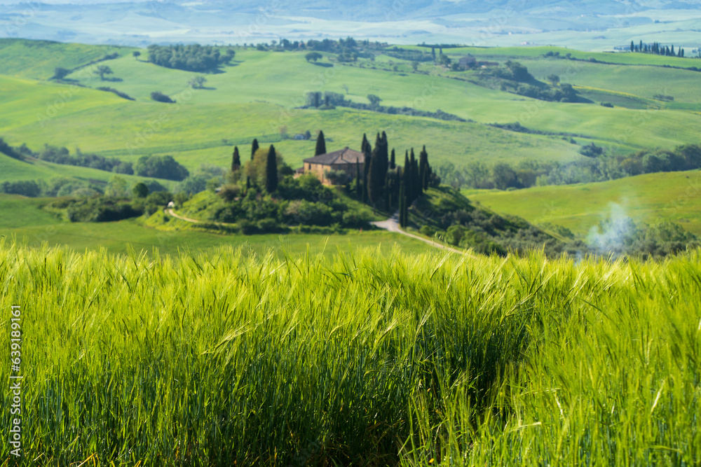 Obraz premium Beautiful Toscany landscape view in Italy