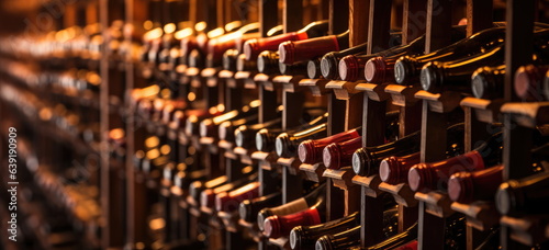 vintage wine. red and white. Hand edited generative AI.
