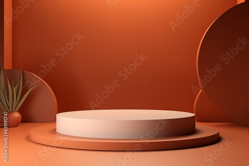 Abstract background, mock up scene geometry shape podium for product 