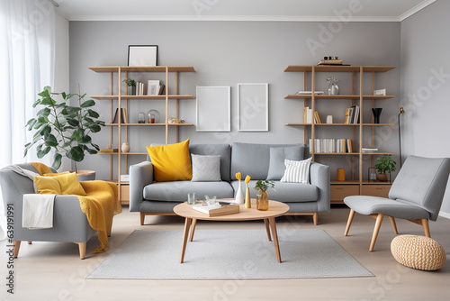 modern living room with sofa  © Teerasak