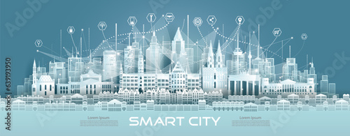 Technology wireless mesh geometric network communication in Germany.