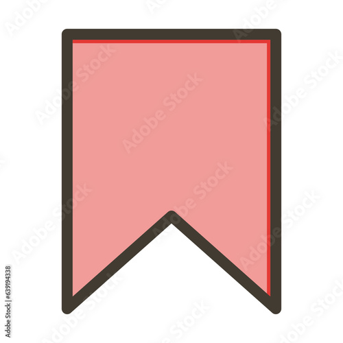 Book Marked Vector Thick Line Filled Colors Icon Design Vector Thick Line Filled Colors Icon Design Vector Thick Line Filled Colors Icon Design