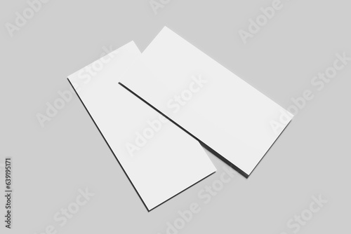 Blank DL Flyer Mockup