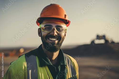 closeup industrial worker man 