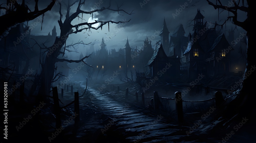 Mystical Halloween Horizons of Captivating Spooky Halloween Themed Backgrounds