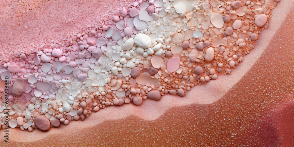 Fototapeta premium sand background in pink colors, abstract wallpaper