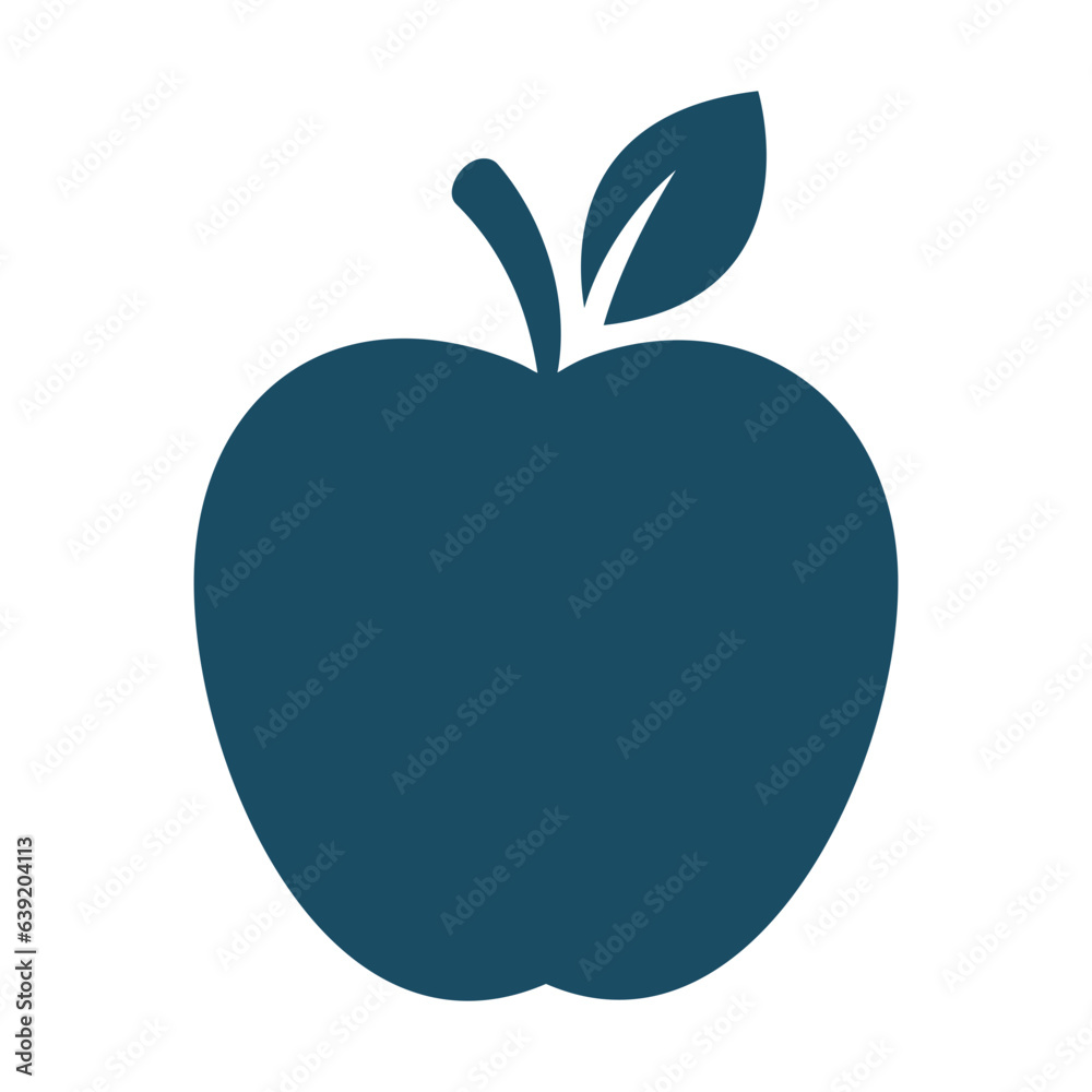 Apple svg cut file. Isolated vector illustration. Apple svg cut file. Isolated vector illustration.
