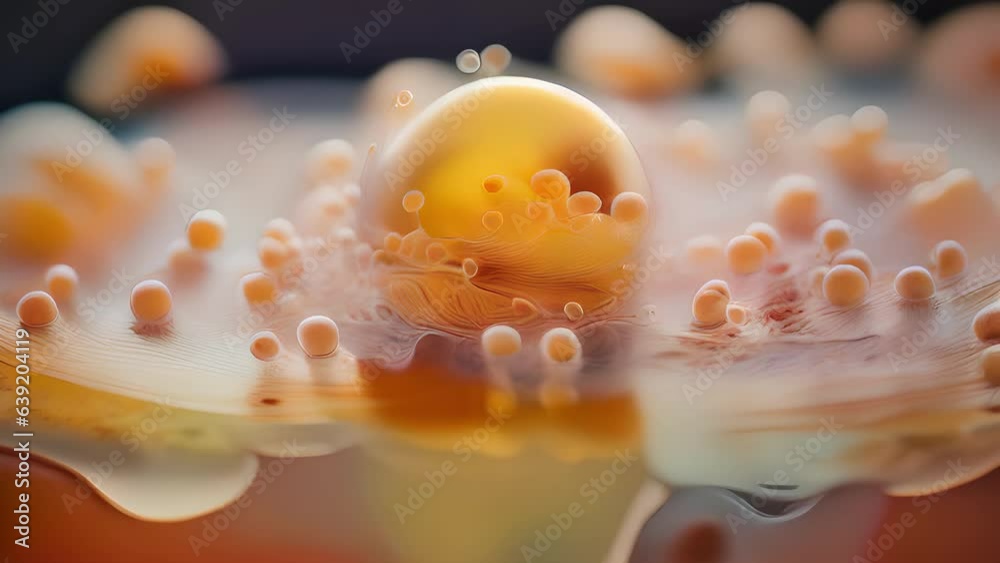 macro microscope video reveals a goldenbordered wan crescentshaped ...