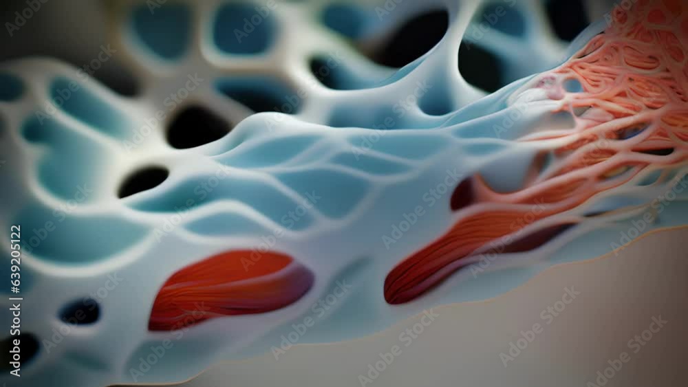 At the macro level the cell wall is composed of a mesh of polysaccharide fibers that form a complex threedimensional lattice structure. The mesh is made of sugar
