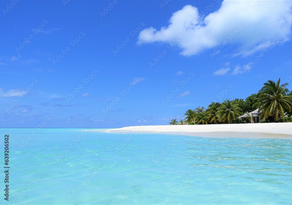 Fototapeta premium Paradise Island: Kihaa in the Maldives