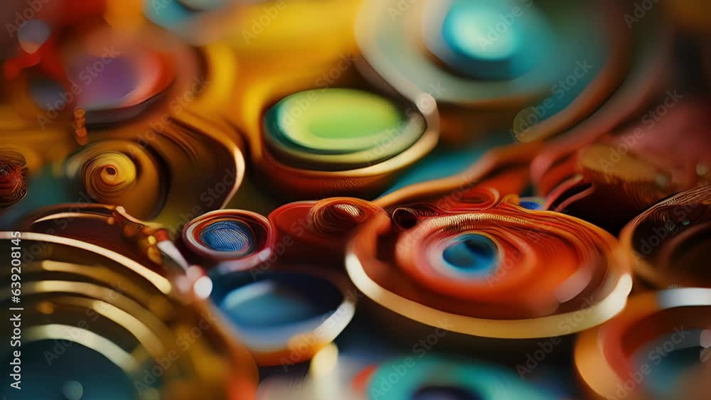 macro microscope video reveals a bustling bacterial society colonies of active microbes hugging the sides of a textured petri dish. The vibrant colors of the different macro microscope video reveals a bustling bacterial society colonies of active microbes hugging the sides of a textured petri dish. The vibrant colors of the different