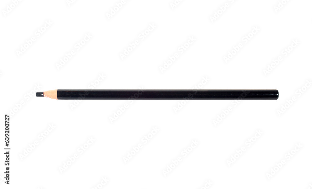 Close up eyebrow pencil for makeup artist isolated Close up eyebrow pencil for makeup artist isolated