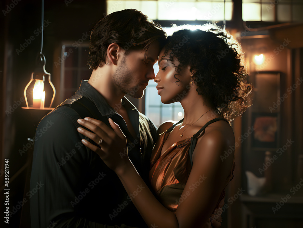 A representation of love and romance between a man and a woman 2 A representation of love and romance between a man and a woman 2