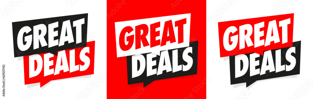 Great deals Great deals